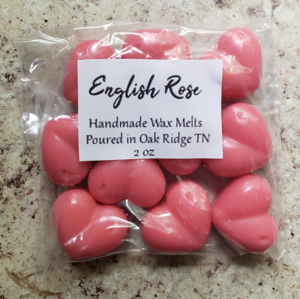 English Rose Wax Melts 10 Hearts